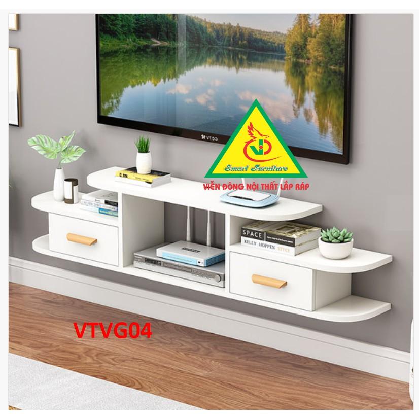 Kệ Ti Vi Treo Tường Trang Trí VTVG04 - Nội Thất Lắp Ráp