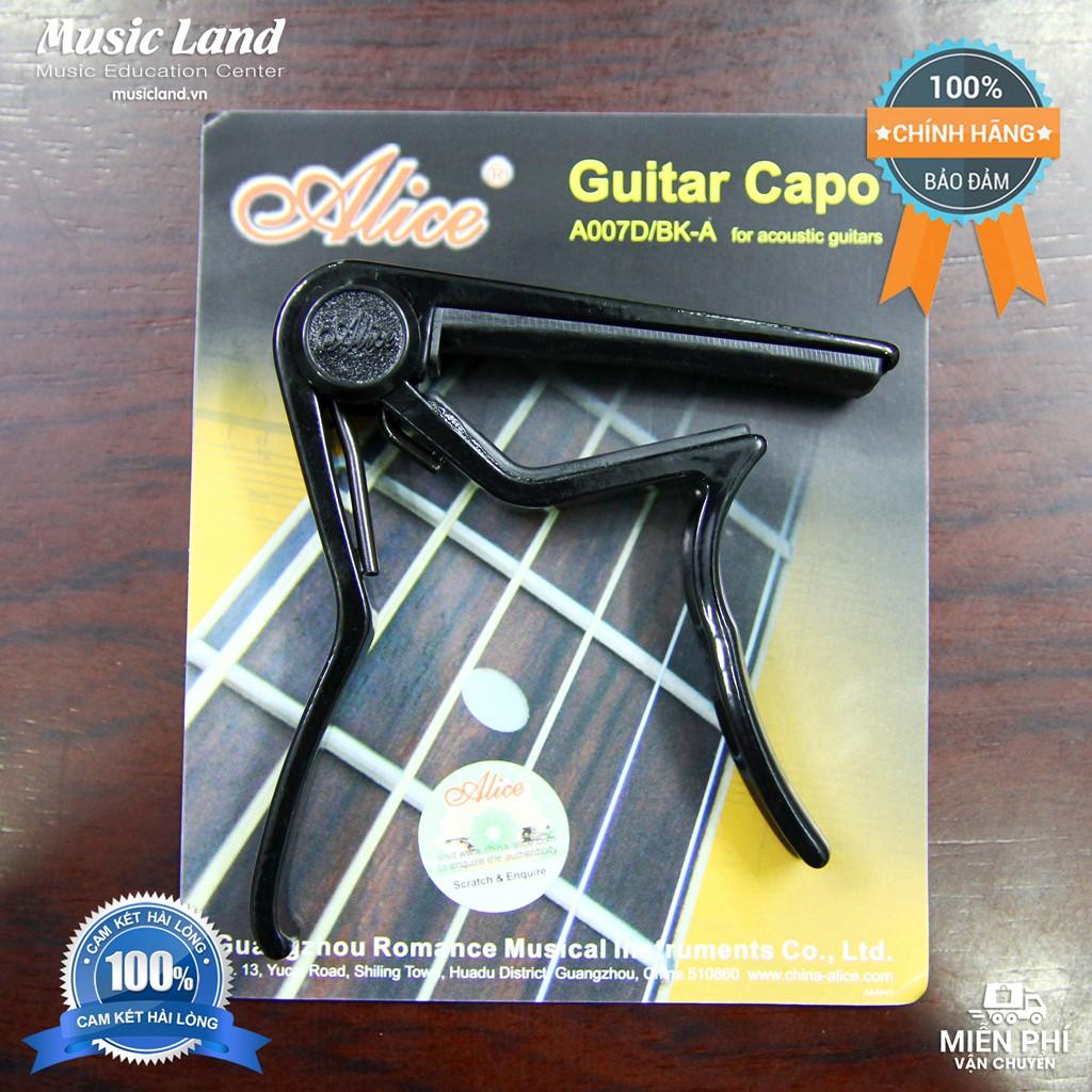 Capo Đàn Guitar Acoustic Alice A007D/BK-A - Hàng Chính Hãng