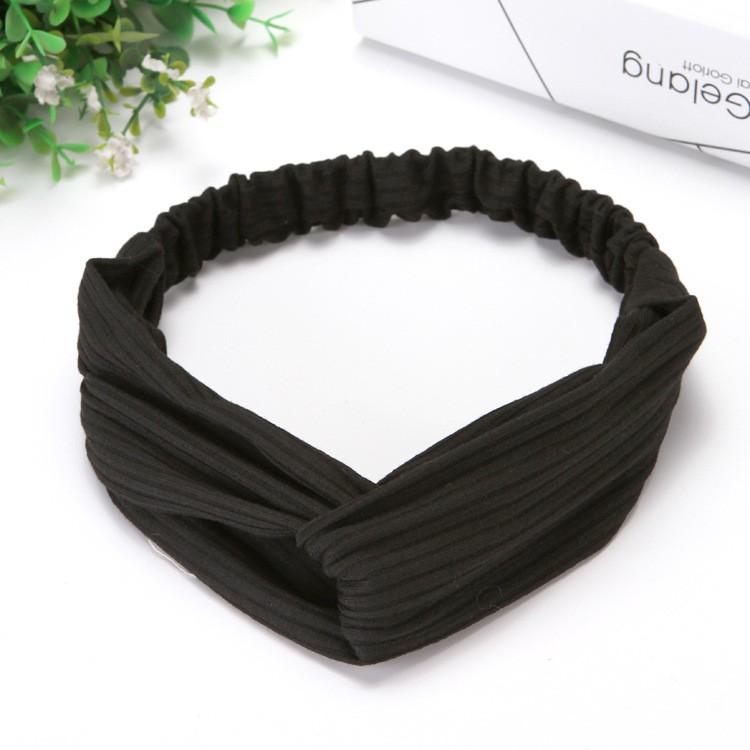 Băng Đô Turban Nhung Gân Tăm - SẴN HÀNG