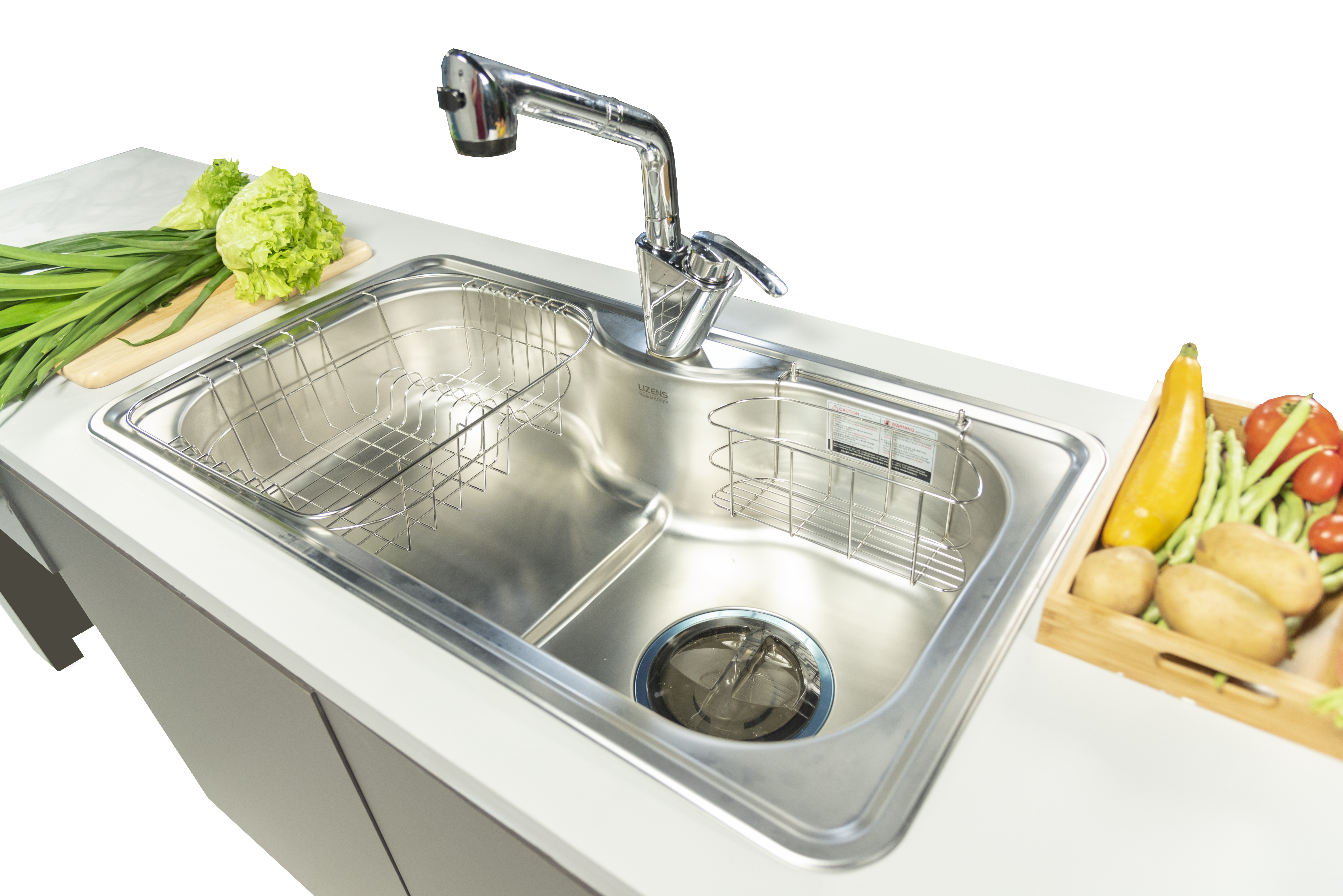 Chậu rửa chén inox 304 LIZENS VS 870