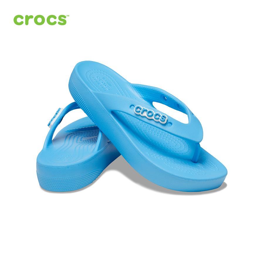 Dép xỏ ngón nữ Crocs FW Classic Flip Platform W Oxygen - 207714-4TB
