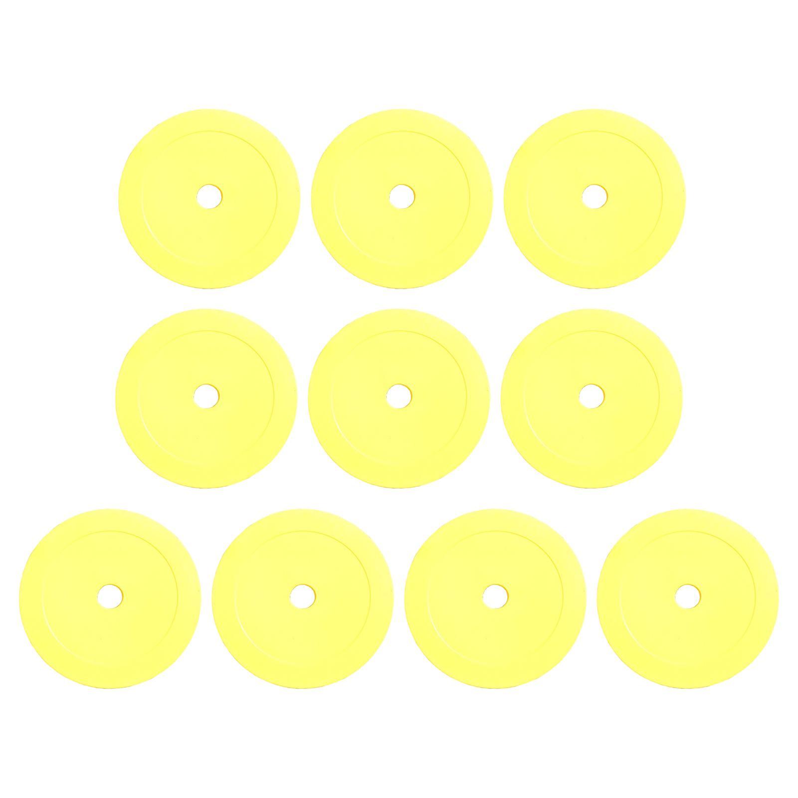 10Pcs Flat Cones Non Slip Training Spot Markers for Boxing Baseball Soccer