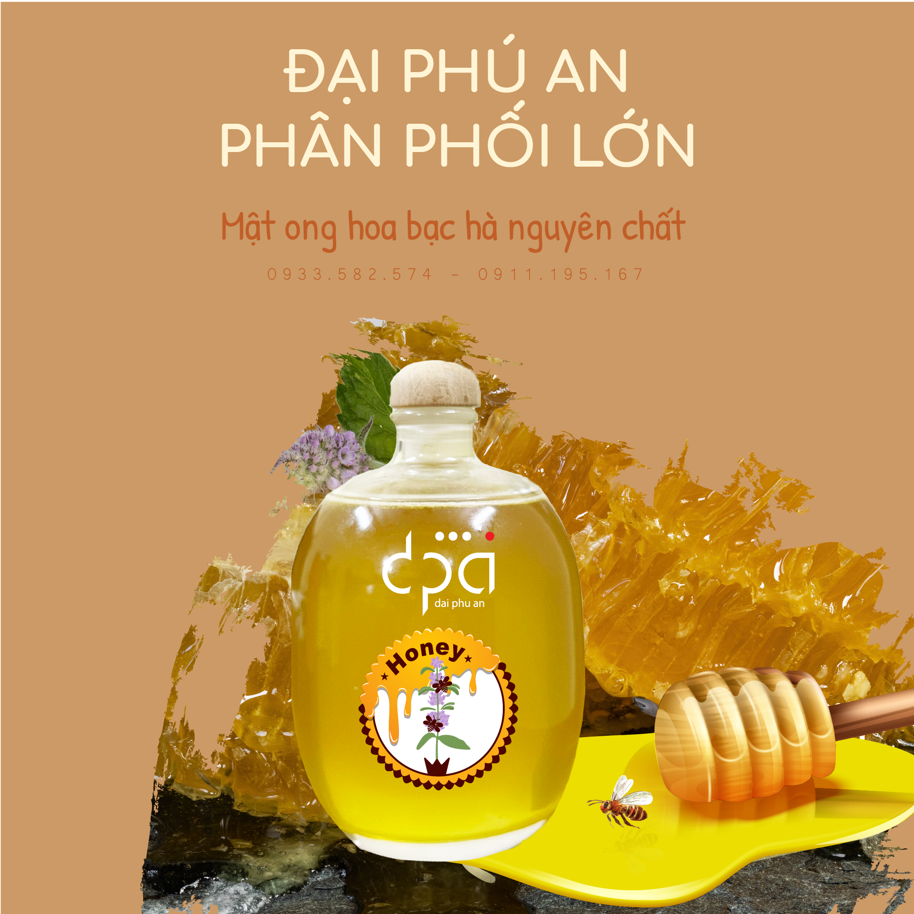 Mật ong hoa bạc hạ vị ngọt thanh Cao Nguyên đá Hà Giang, nguyên chất 100%, không đóng đường, không bảo quản