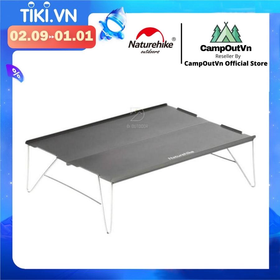 Bàn dã ngoại cắm trại Naturehike campoutvn du lịch NH17Z001-L xếp gọn hợp kim nhôm A103