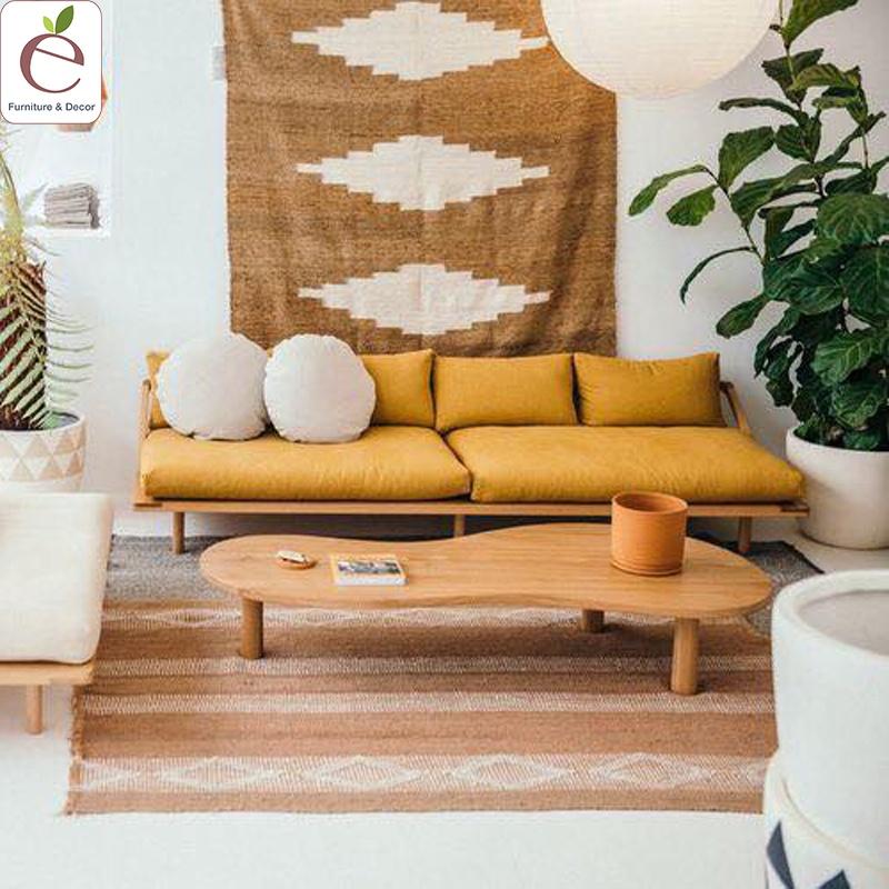 Sofa Dream Couch (Pop &amp; Scott Sofa) - Sofa gỗ tự nhiên, bọc vải, nỉ, da, màu tùy chọn. Hàng gia công tỉ mỉ.