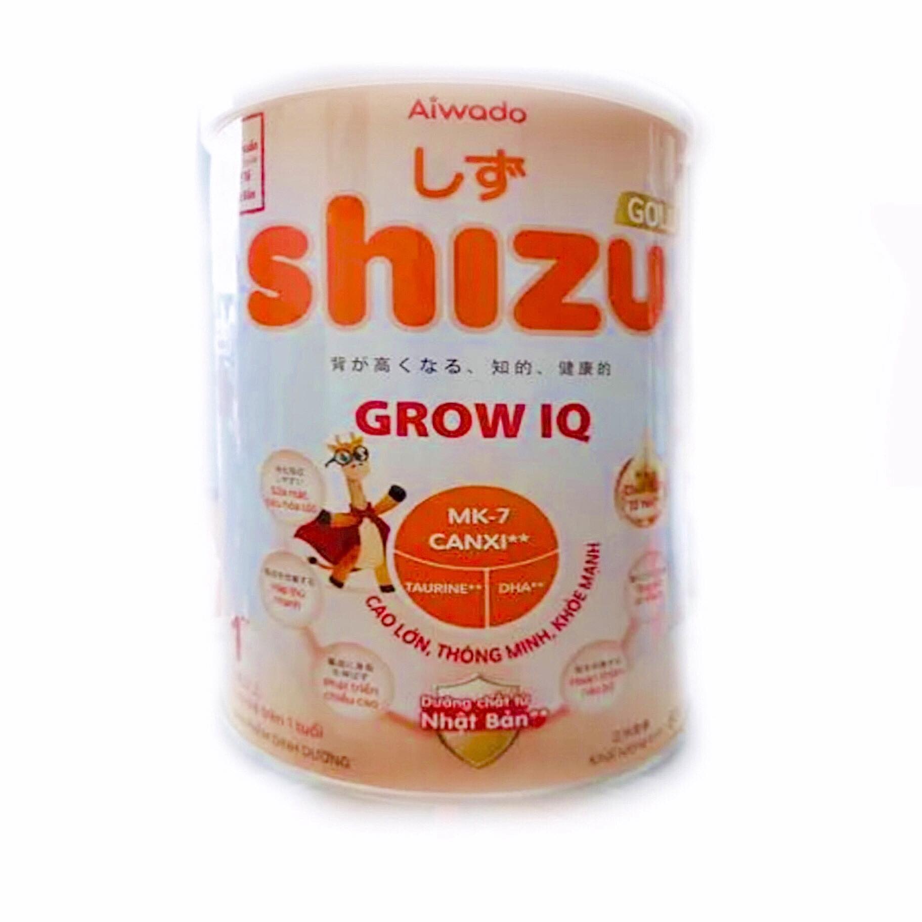 Bộ 3 lon Sữa công thức SHIZU GROW IQ lon 810g - Cao lớn, thông minh, khoẻ mạnh