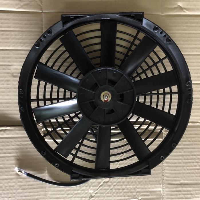 Quạt Dàn nóng chế 12 inch 12V / 24V 80W hàng Pokka Trung Quốc