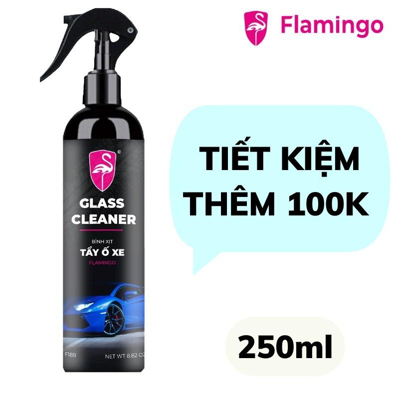 Bình xịt tẩy ố kính ô tô Flamingo F188 dung tích 230ml làm sạch kính, cặn canxi, chống đốm đọng nước