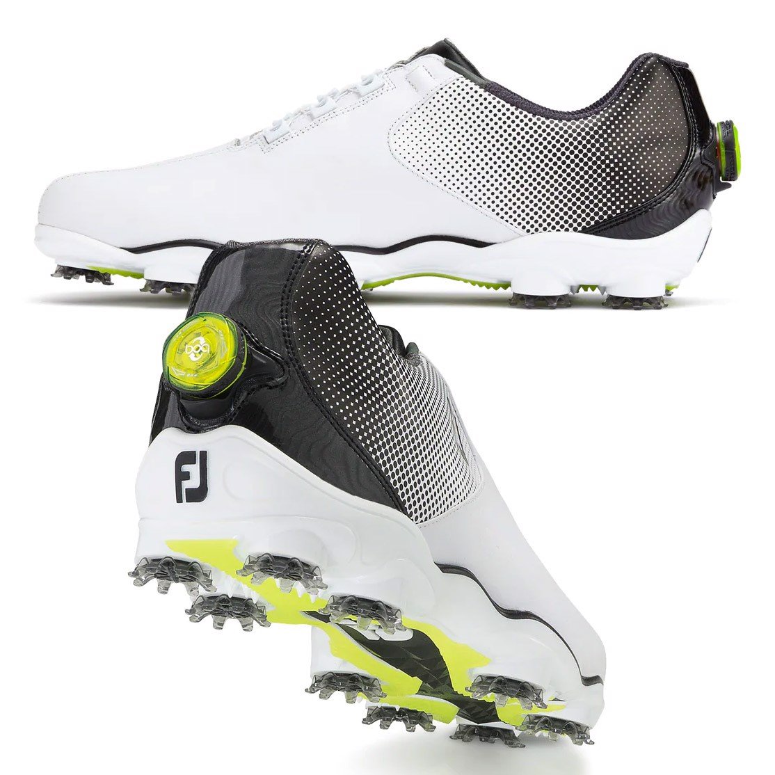 Giày Golf Nam FJ HF DNA HELIX BOA WHITEBLACK - 53319