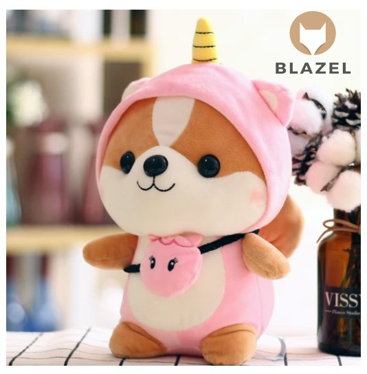 Gấu Bông - Thú Nhồi Bông Cao Cấp Blazel, Nhiều Lựa Chọn: Chú Chó Shiba, Bạch Tuộc Cảm Xúc... Quà Tặng Siêu Dễ Thương