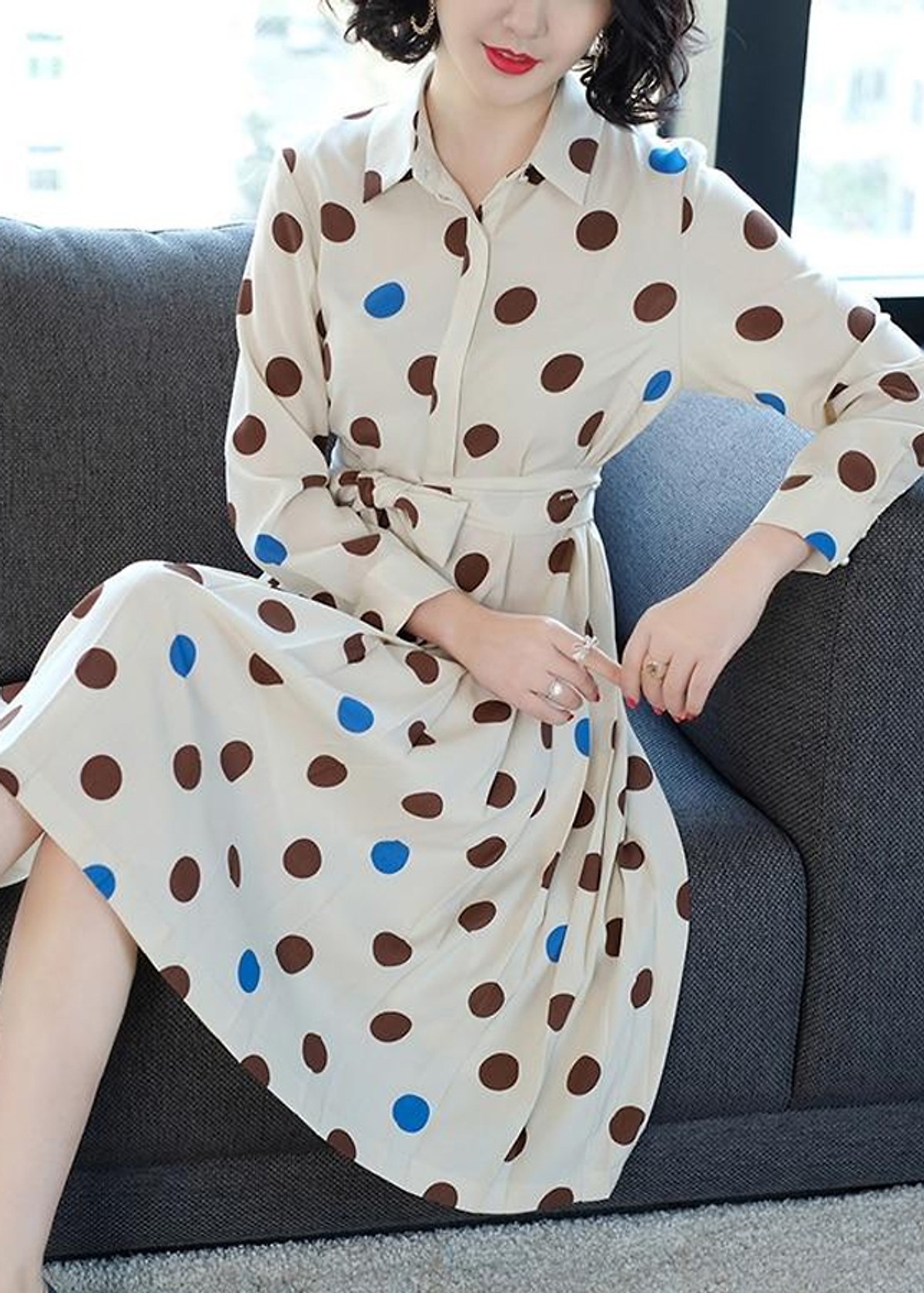 Đầm Xòe Họa Tiết Bi NT4311N
