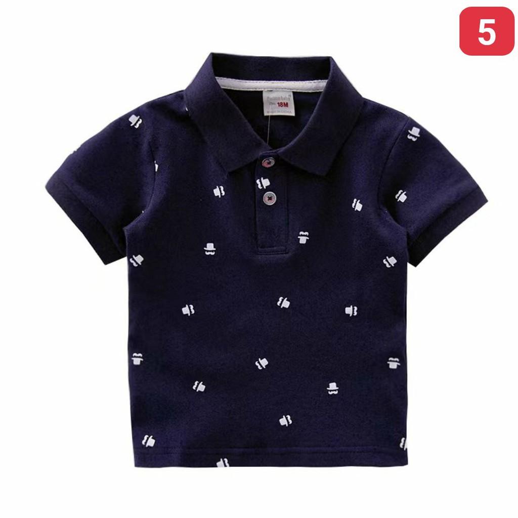 Áo cổ trụ bé trai size 18 tháng - 6 tuổi