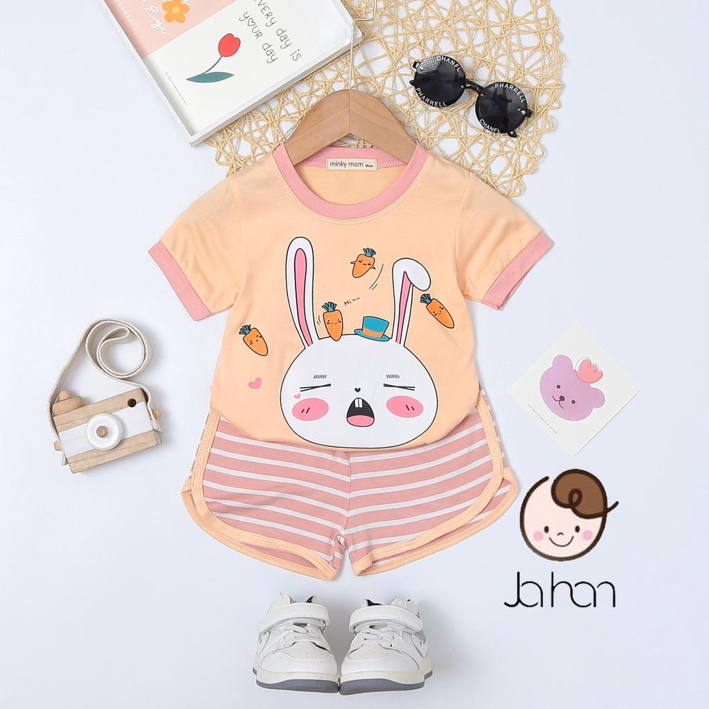 Đồ Bộ Bé Trai, Bé Gái Minky Mom Vải Thun Lạnh, Bộ Cộc Tay Cho Bé Mặc Nhà, Bộ Quần Áo Trẻ Em Dễ Thương Mùa Hè - CTT02