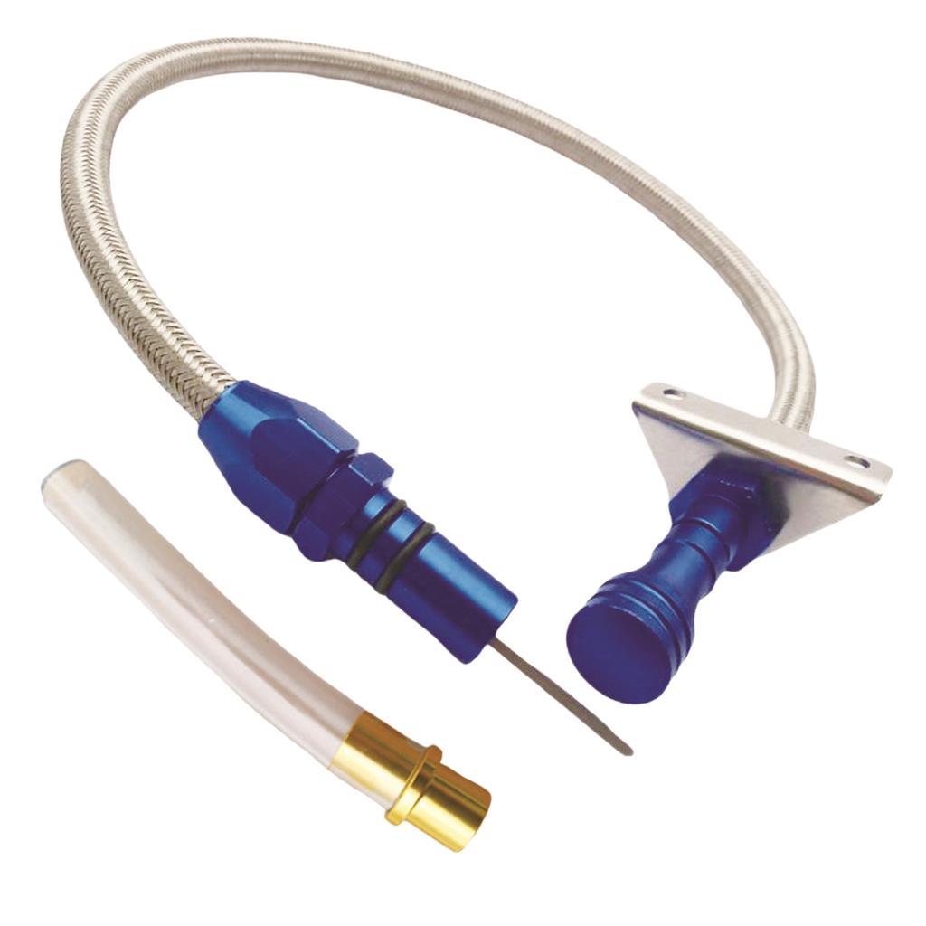 1 Set Oil Fluid Level Dipstick Transmission Dipstick for Chevy GM TH350 Blue