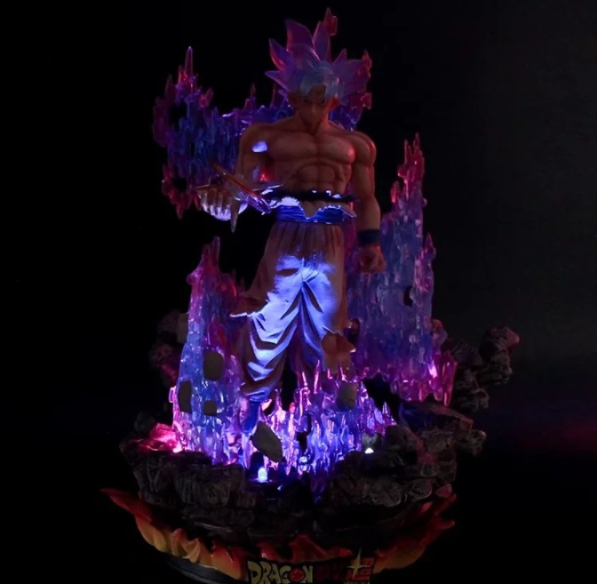 Mô hình Goku supper saiyan Dragon ball có Led 35cm