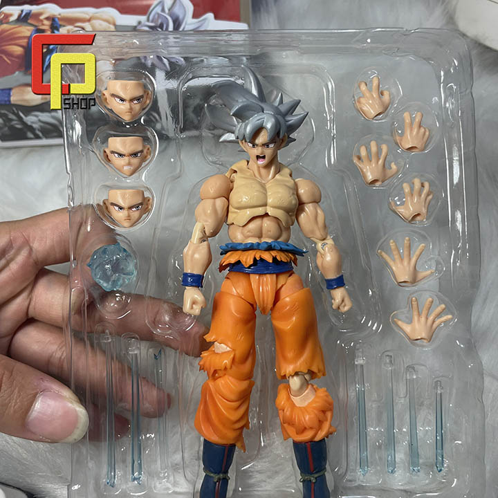 Mô hình Son goku Vô cực Có Khớp - Figure Action Son Goku Ultra Instinct SHF