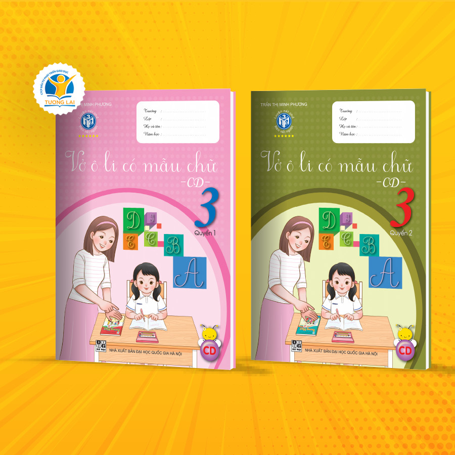 Bộ vở ô li mẫu chữ lớp 3 Cánh diều