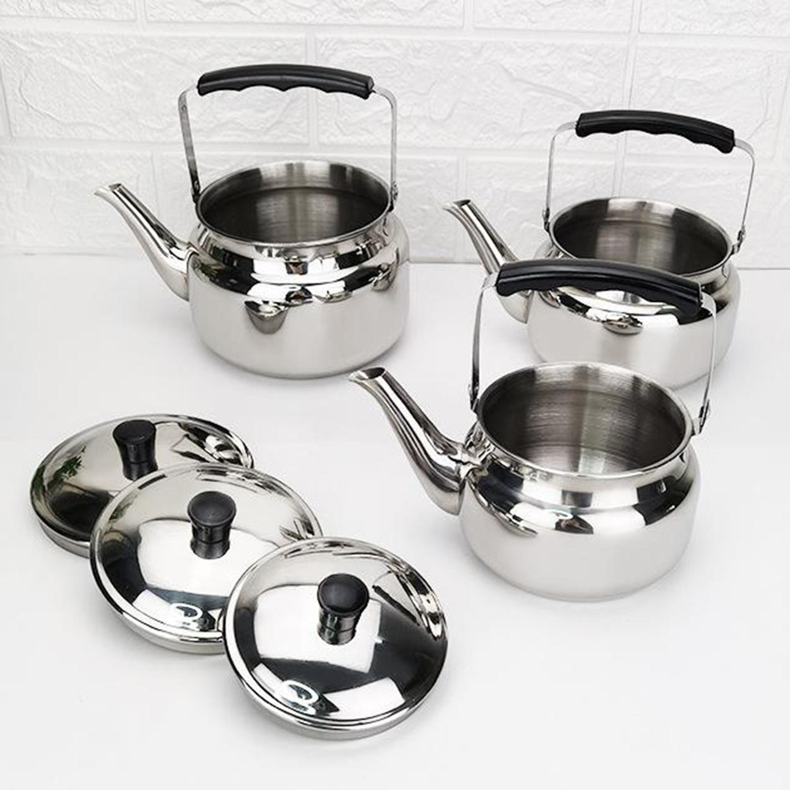 3X Outdoor Camping Picnic Water Kettle Teapot Coffee Pot Kitchen Cooking 1.5L