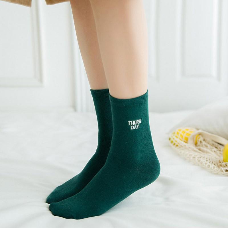 Set tất tuần nữ cổ cao Hàn Quốc