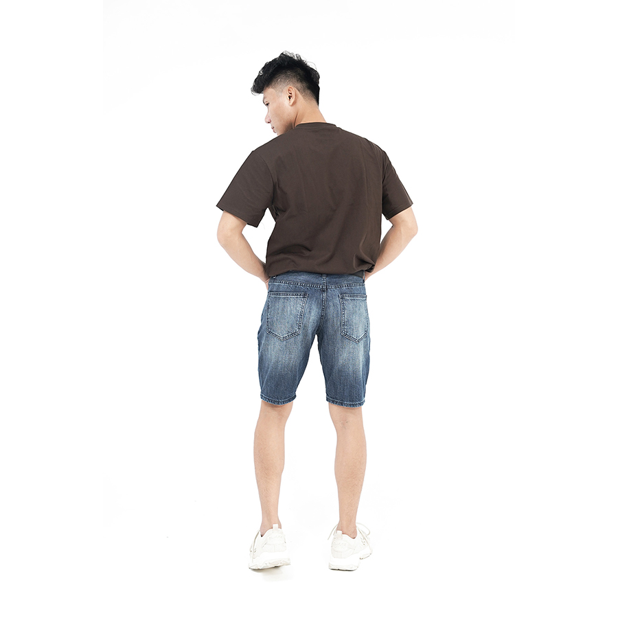 Quần Short Jeans Nam Form Slimfit Cotton Xanh – Hunter X-Rays S44