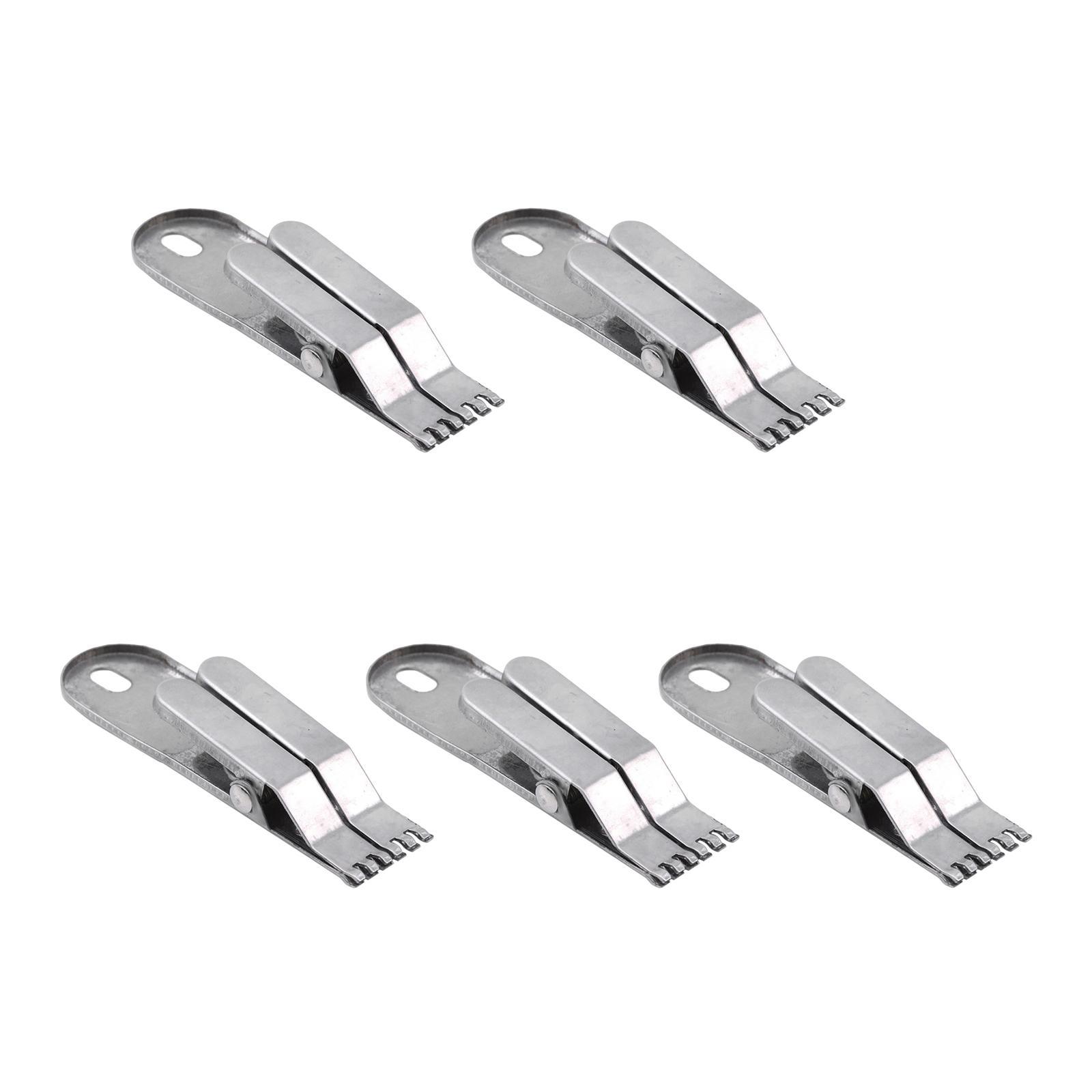 5 Pieces Live Maggot Hook Clip Baits Hangers Fishing Accessories Portable