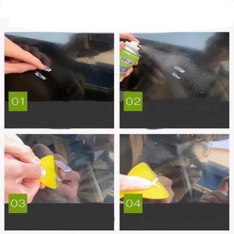 Combo 2 Chai Xịt Tẩy Keo Xốp Dán Tường - Giấy Dán Tường, Tẩy Băng Dính, Vệ Sinh Đồ Nội Thất 450ml