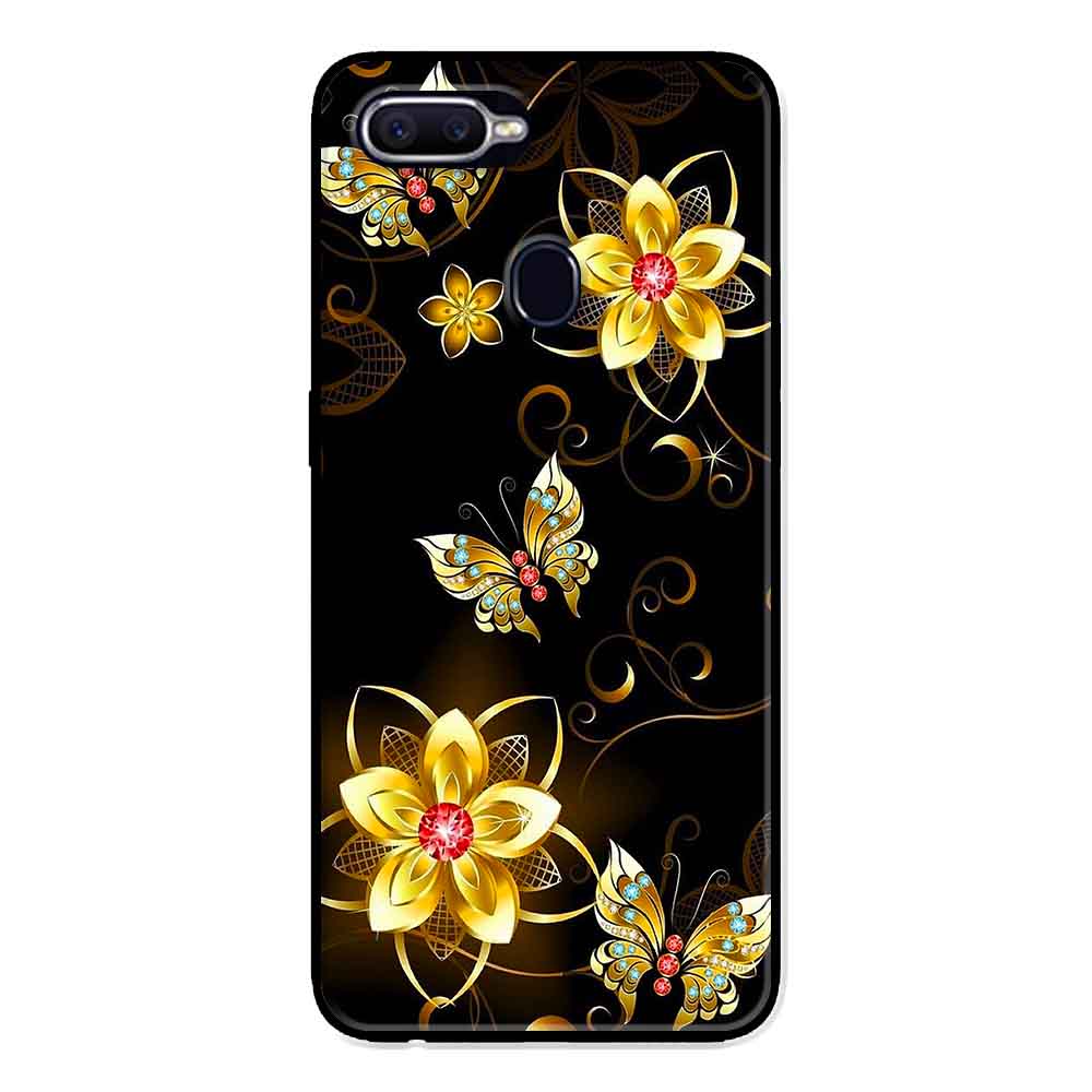 Ốp Lưng in cho Oppo F9 Mẫu Hoa Hồng - Hàng Chính Hãng