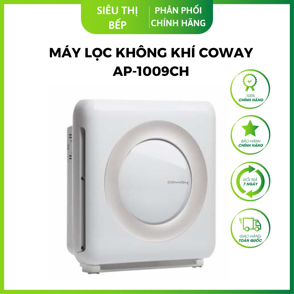 Máy lọc không khí thông minh Coway AP-1512HH JERU 82W - Diện tích sử dụng phòng 33.5m2 - Hàng chính hãng