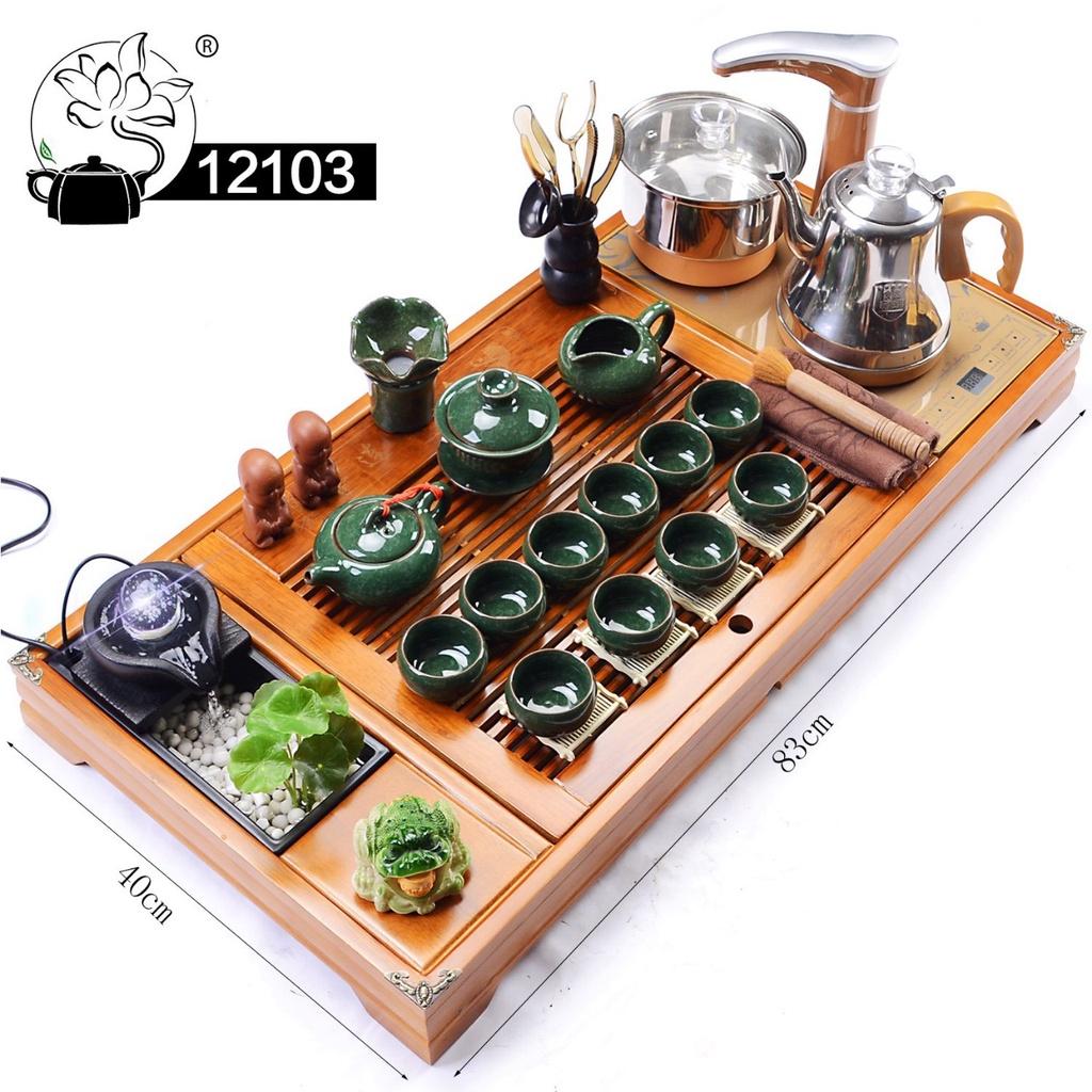 Bàn trà điện mã 121 gỗ thông - bàn trà điện thông minh đa năng - bảo hành 12 tháng - làm quà tặng, quà biếu lịch sự, sang trọng, ý nghĩa.