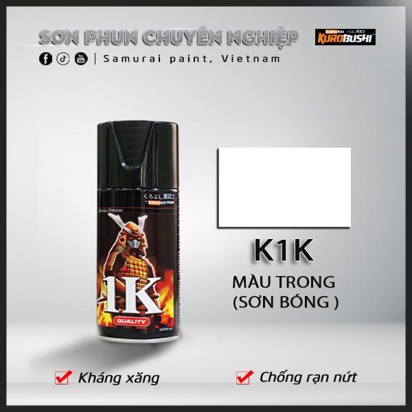 Sơn xịt Samurai Kurobushi - SƠN BÓNG K1K (300ml)