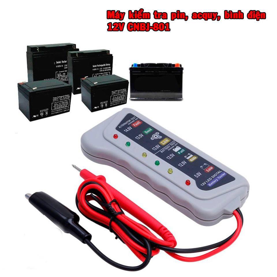 Máy kiểm tra Pin, Ắc qui, Bình điện 12V