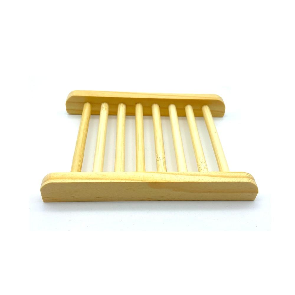 Natural Eco Bamboo Soap Dish Wooden Soap Tray Holder Storage Soap Rack Plate Box Container for Bath Shower Plate Bathroom