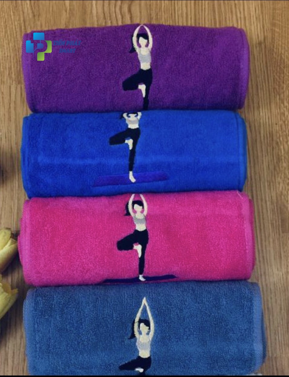 Khăn lau mồ hôi tập Yoga,Khăn cotton thể thao lau thấm mồ hôi