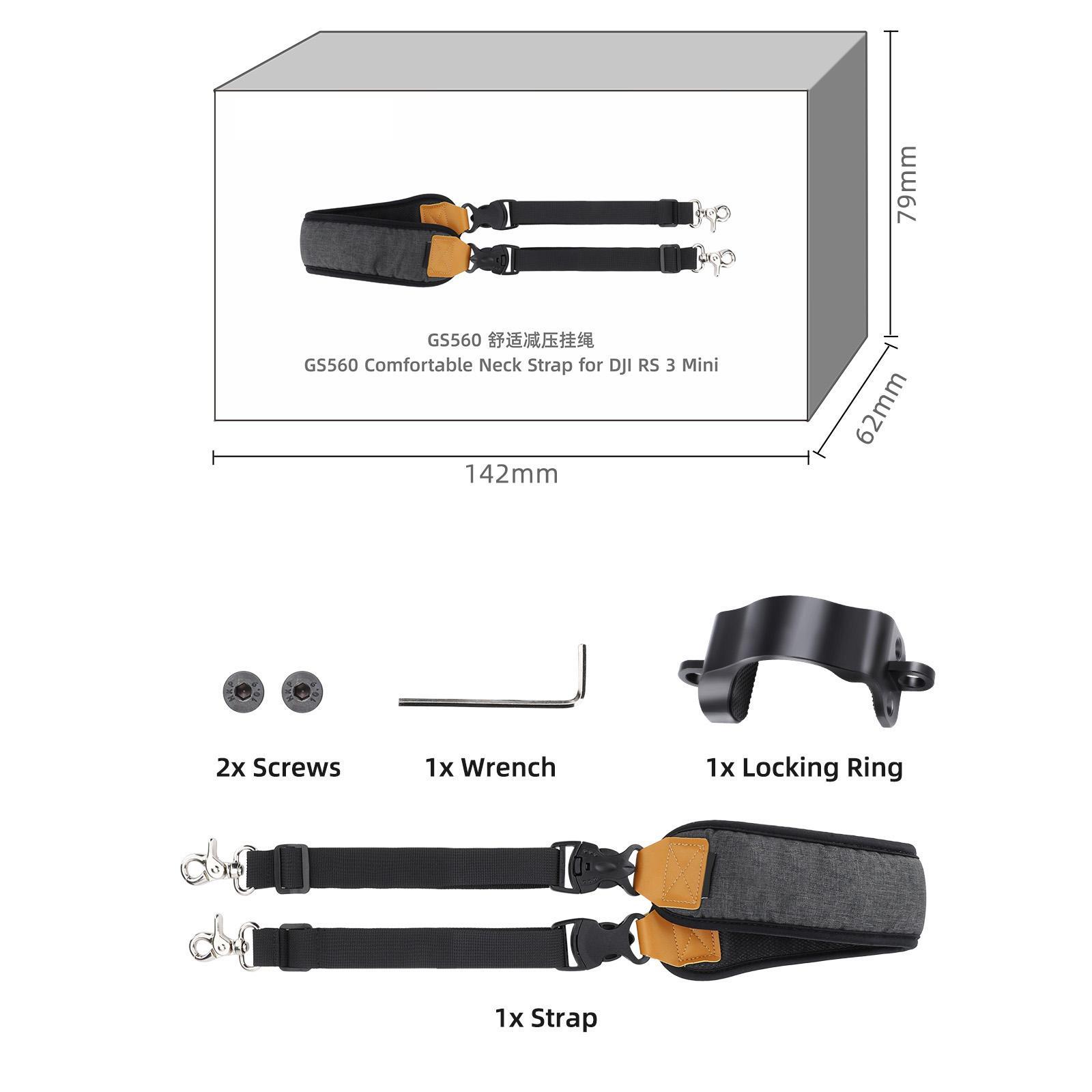 Gimbal Stabilizer Lanyard Neck Strap Comfortable Strap Durable for RS3 Mini