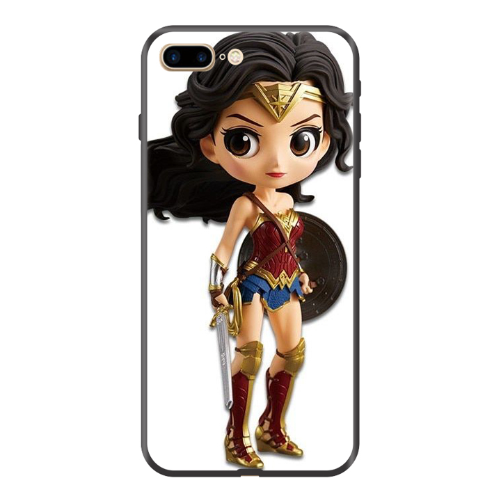 Ốp lưng điện thoại cho Iphone 7 Plus /8 Plus in hình Chibi Ifninity War - Cô Bé Siêu Nhân Mẫu 05