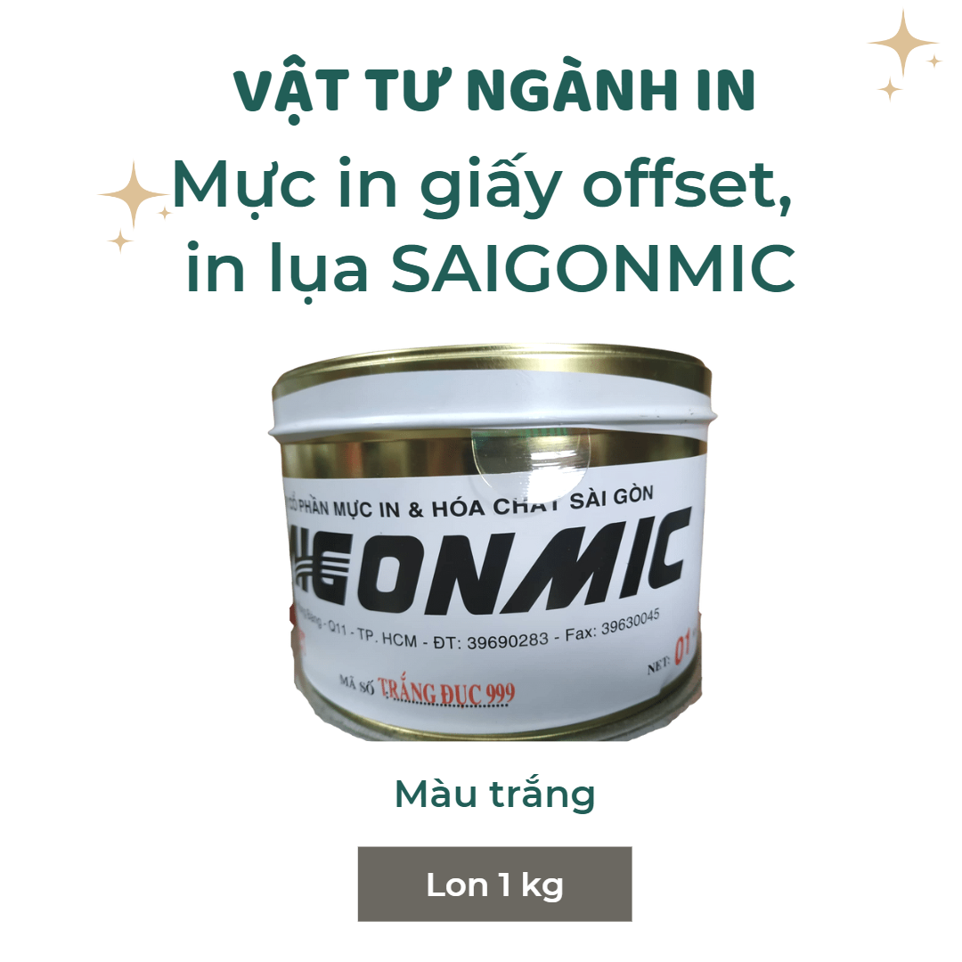 Mực in giấy offset và in lụa Hiệu Sài Gòn Mic