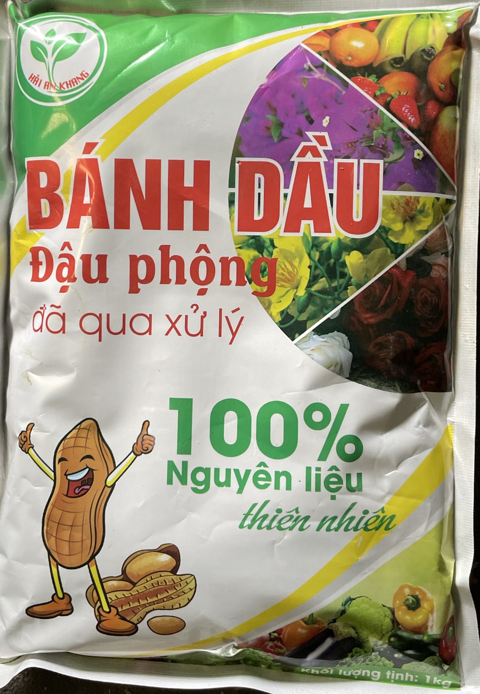 Phân bón chăm sóc cây trồng dầu phộng đã qua xử lý gói 1kg
