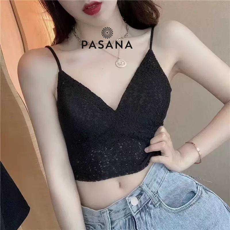 Áo Bra ren áo hai dây lót nữ họa tiết hoa gợi cảm tôn vòng một sexy quyến rũ Pasana0119