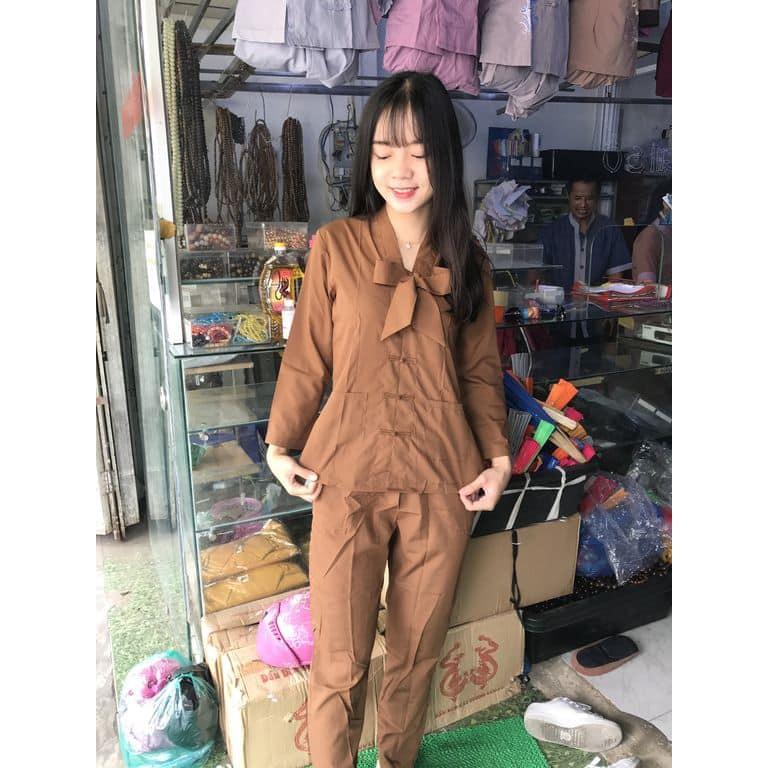 ĐỒ LAM ĐI CHÙA # ĐỒ ĐI CHÙA # PHÁP PHỤC PHẬT GIÁO #LHN01