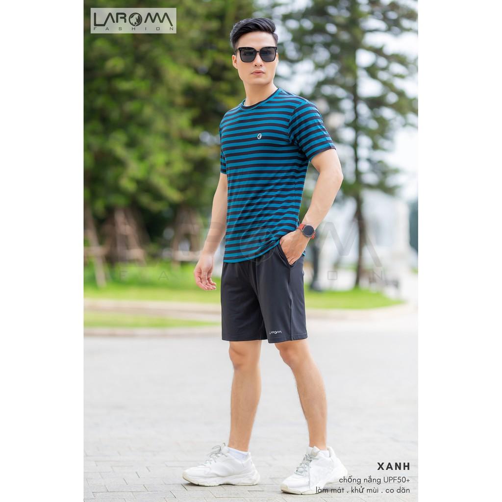 LAROMA Bộ thể thao nam sọc Laroma