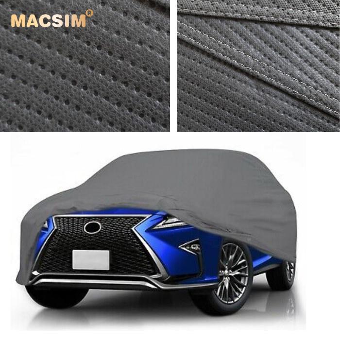 Bạt phủ ô tô chất liệu vải không dệt cao cấp thương hiệu MACSIM dành cho xe Honda HRV màu ghi - bạt phủ