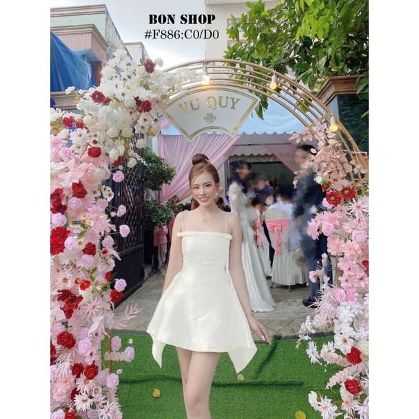 SET ĐẦM 2S TÀ PHỐI CHÂN VÁY TRẮNG