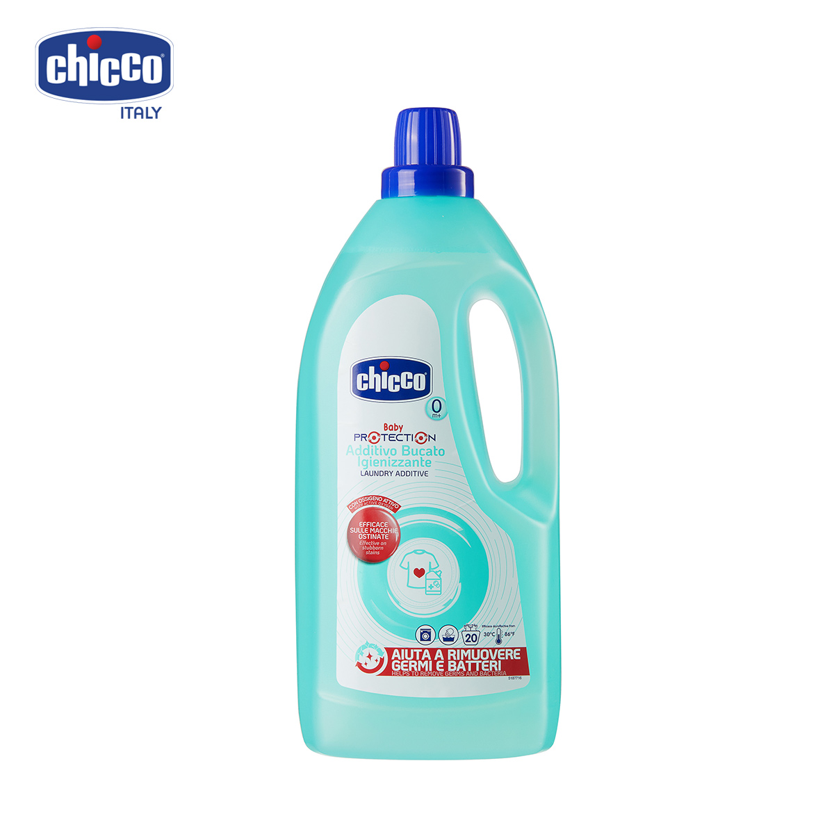 Nước trợ giặt Chicco 0M+ làm mới sợi vải