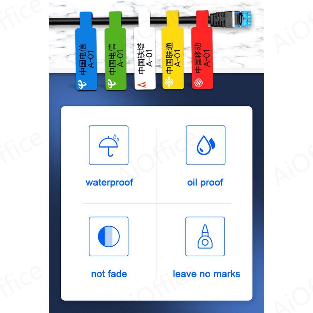 Nhãn cáp Niimbot D11 D11 D110 D61 Nhãn dán nhãn dây cáp điện sạc cáp dán nhãn dán nhãn dính nhiệt
