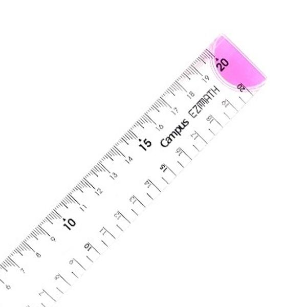 Bộ 2 Thước kẻ EZMath 20cm - RL-EZM-A20