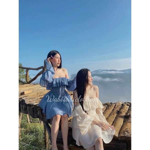 Jump xoè cổ vuông Wabisabi N0203