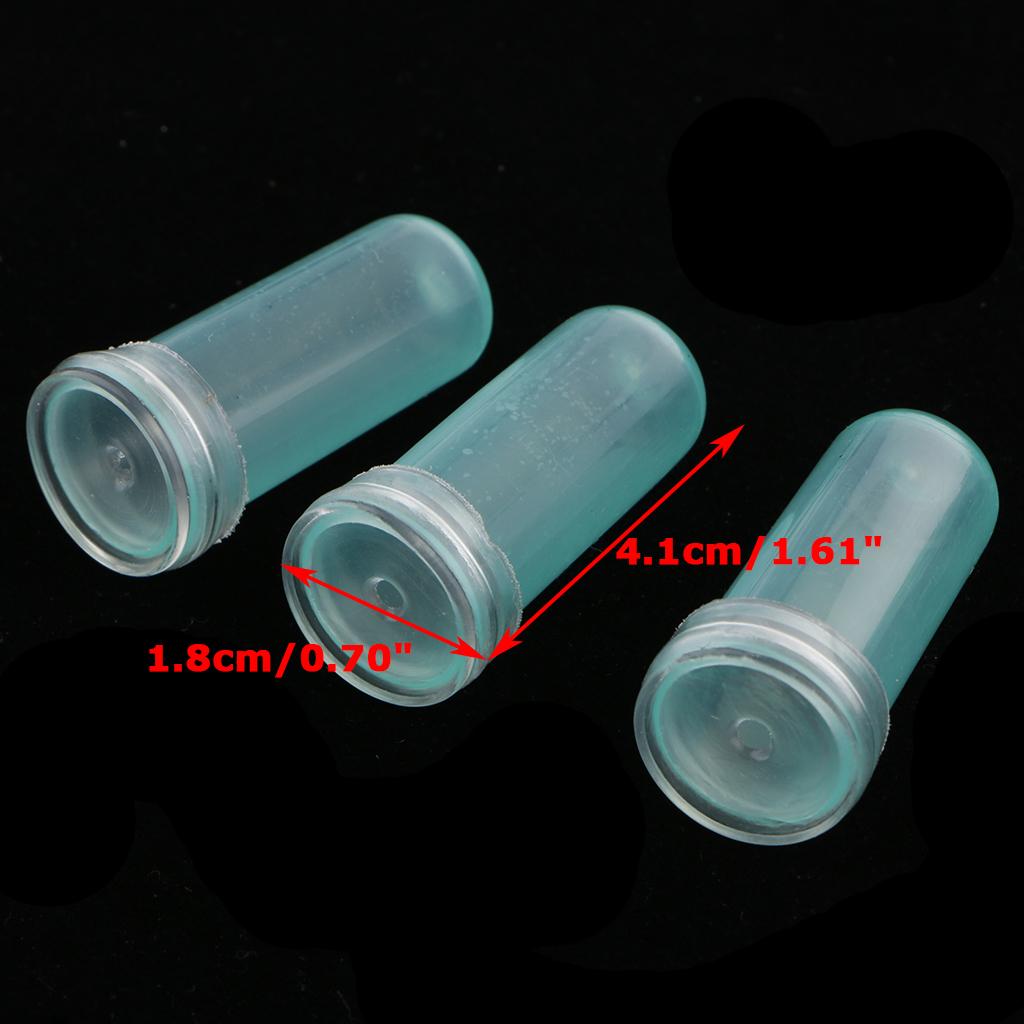 Plastic Flower Water Tubes Floral Tube/Vials Clear Blue_4.1x1.8cm