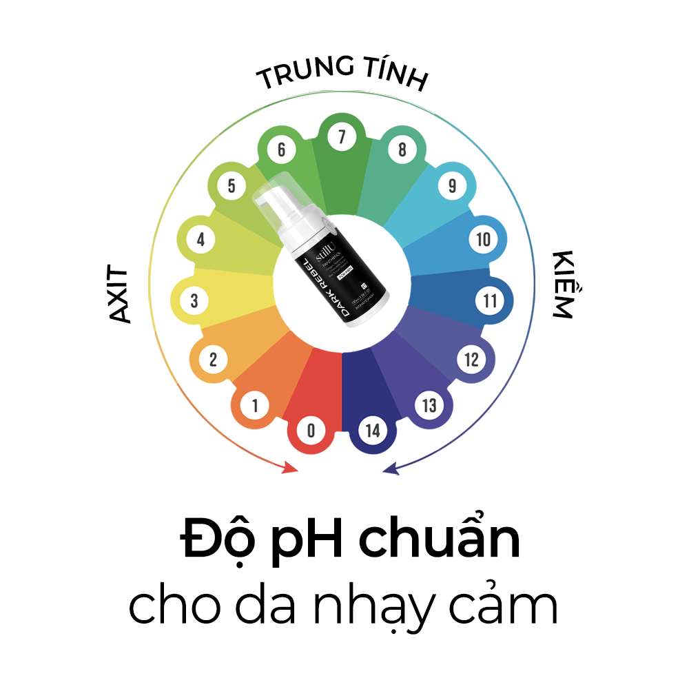 Dung dịch vệ sinh nam giới tạo bọt stillU hương nam tính Dark Rebel 100ml