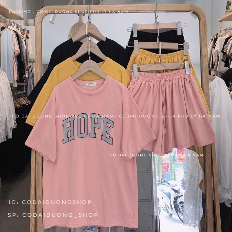 Bộ cotton chữ HOPE