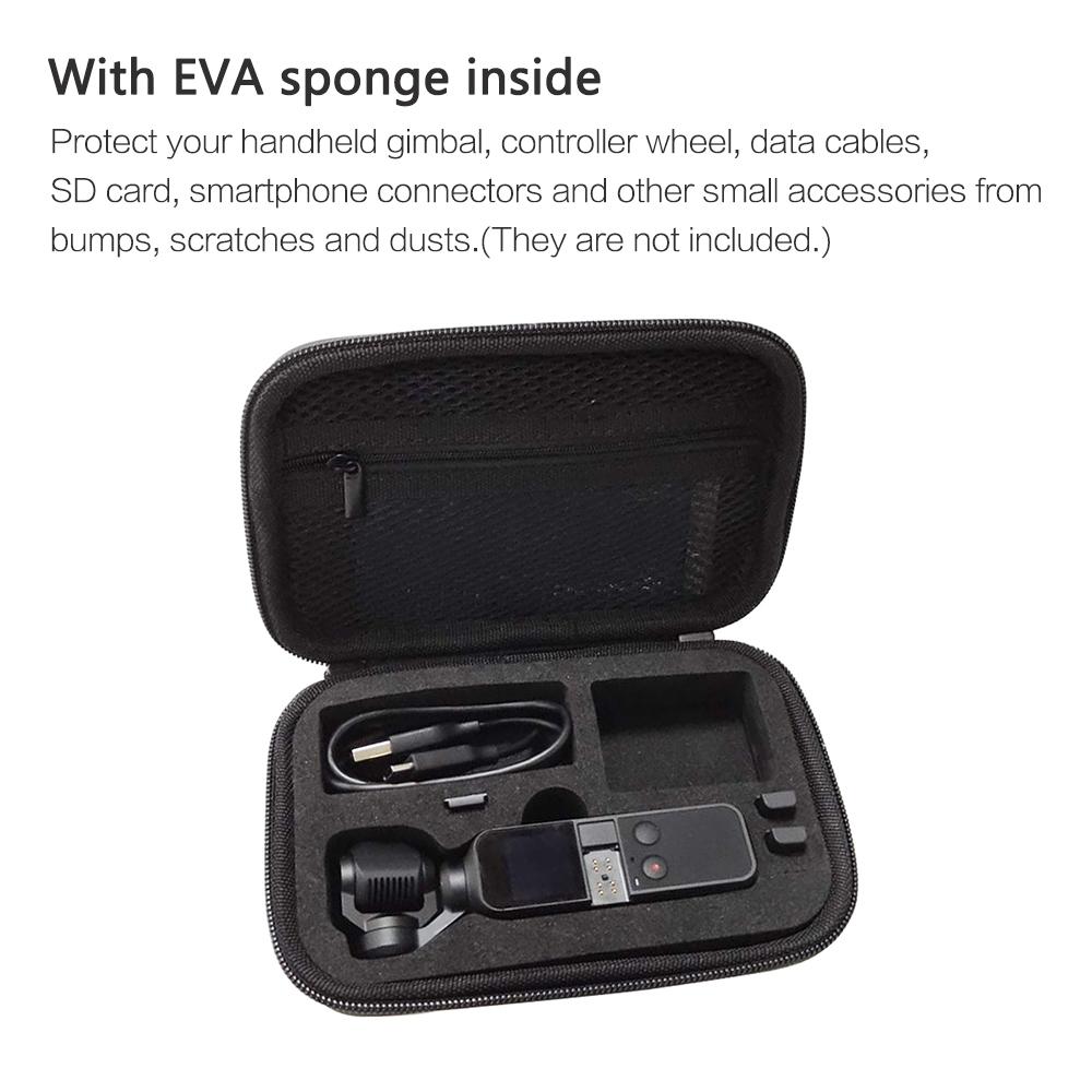 Hộp đựng bảo vệ du lịch mini cầm tay Túi đựng EVA Tương thích cho máy ảnh và phụ kiện Gimbal cầm tay